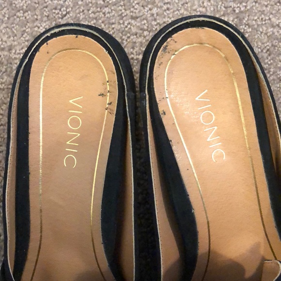 Vionic Presley Suede Mule Black Size 9.5 - Picture 6 of 9